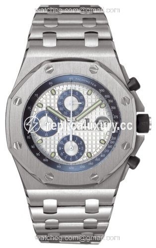 Audemars Piguet Royal Oak OffShore 25721 Chronograph Titanium / Silver / Blue 25721TI.OO.1000TI.03