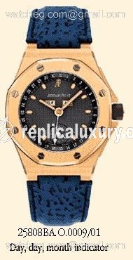 Audemars Piguet Royal Oak OffShore 25808 Full Calendar Yellow Gold / Blue 25808BA.O.0009/01