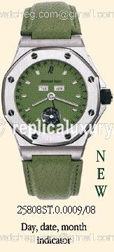 Audemars Piguet Royal Oak OffShore 25808 Full Calendar Green 25808ST.O.0009/08