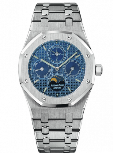 Audemars Piguet Royal Oak Perpetual Calendar Stainless Steel / Blue 25820ST.OO.0944ST.05
