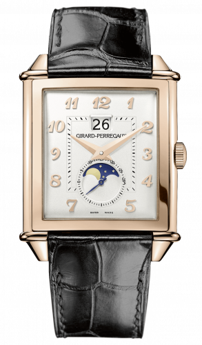 Girard-Perregaux Vintage 1945 XXL Large Date and Moonphases Pink Gold / Silver 25882-52-121-BB6B