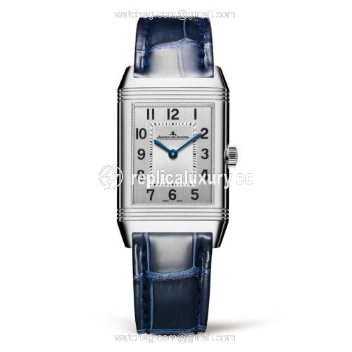Jaeger-LeCoultre Reverso Classic Medium Duetto Stainless Steel / Silver / Alligator 2588422