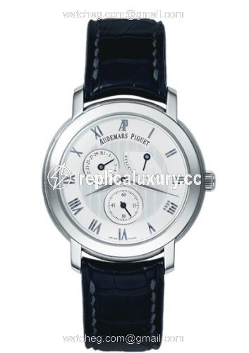 Audemars Piguet Jules Audemars Small Seconds & Power Reserve White Gold / Silver 25955BC.OO.D002CR.01