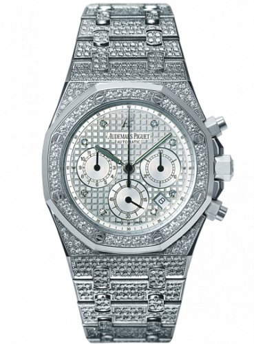 Audemars Piguet Royal Oak Chronograph 39 White Gold / Diamond / Silver 25967BC.ZZ.1185BC.01