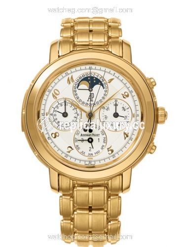 Audemars Piguet Jules Audemars 25984 Grande Complication Yellow Gold / White Breguet / Bracelet 25984BA.OO.1138BA.01