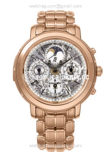 Audemars Piguet Jules Audemars 26023 Grande Complication Pink Gold / Sapphire / Bracelet 26023OR.OO.1138OR.01