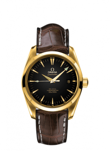 Omega Seamaster Aqua Terra 150M Co-Axial 39.2 Yellow Gold / Black 2603.50.37