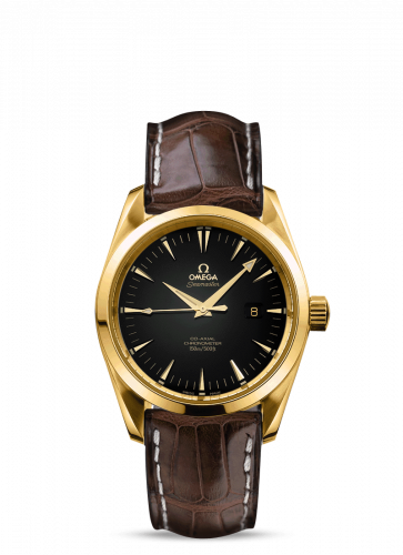 Omega Seamaster Aqua Terra 150M Co-Axial 36.2 Yellow Gold / Black 2604.50.37