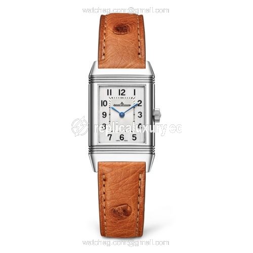 Jaeger-LeCoultre Reverso Classic Small Stainless Steel / Silver / Ostrich 2608441