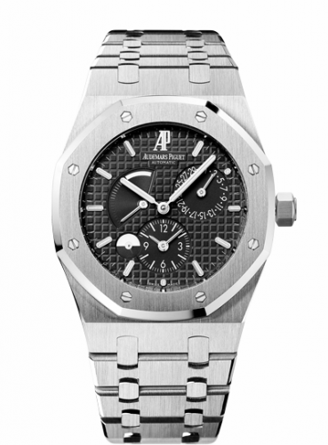 Audemars Piguet Royal Oak Dual Time Stainless Steel / Black 26120ST.OO.1220ST.03