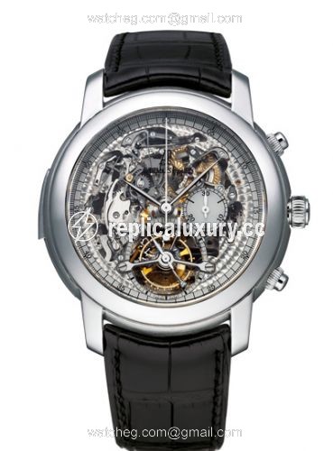 Audemars Piguet Jules Audemars Minute Repeater Tourbillon Chronograph Platinum / Openworked 26270PT.OO.D002CR.01