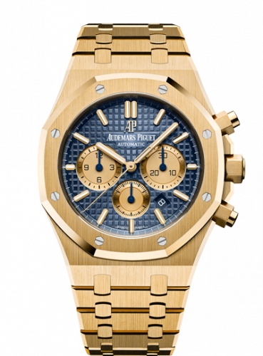 Audemars Piguet Royal Oak Chronograph 41 Yellow Gold / Blue / Bracelet 26331BA.OO.1220BA.01