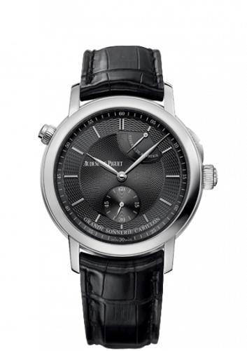 Audemars Piguet Jules Audemars 26344 Grande Sonnerie Carillon Platinum / The Hour Glass Black 26344PT.OO.D002CR.02