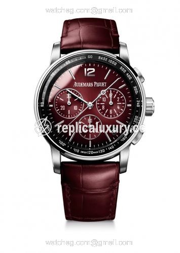 Audemars Piguet CODE 11.59 Chronograph Selfwinding White Gold / Burgundy 26393BC.OO.A068CR.01