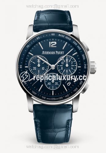 Audemars Piguet CODE 11.59 Chronograph Selfwinding White Gold / Blue 26393BC.OO.A321CR.01