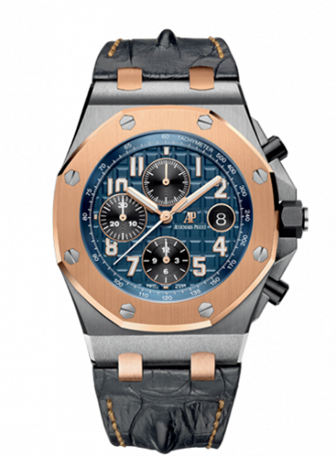 Audemars Piguet Royal Oak Offshore 26471 Stainless Steel / Pink Gold / Bucherer Blue Editions 26471SR.OO.D101CR.01