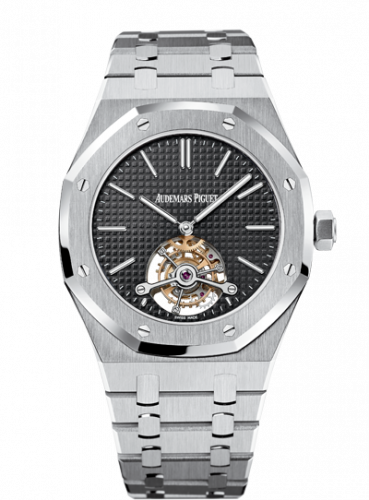 Audemars Piguet Royal Oak Ultra Thin Tourbillon Stainless Steel / Black 26512ST.OO.1220ST.01