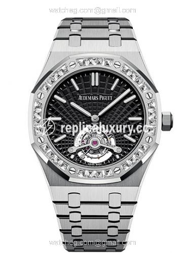 Audemars Piguet Royal Oak Ultra Thin Tourbillon White Gold / Diamond / Japan 26521BC.ZZ.1220BC.01