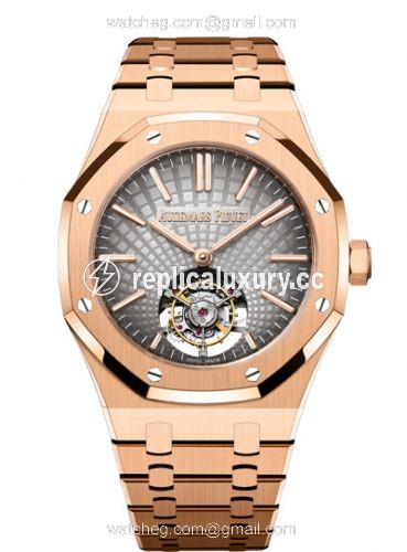 Audemars Piguet Royal Oak Self-Winding Flying Tourbillon Pink Gold / Grey 26530OR.OO.1220OR.01