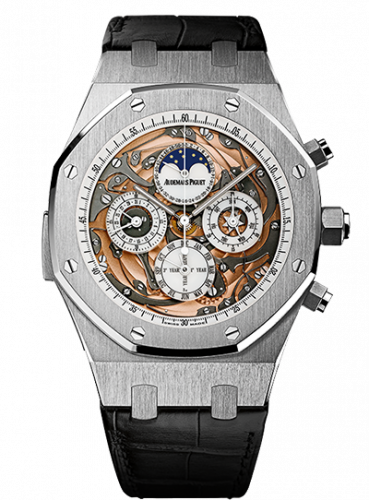 Audemars Piguet Royal Oak Grande Complication Openworked White Gold / Strap 26552BC.OO.D002CR.01