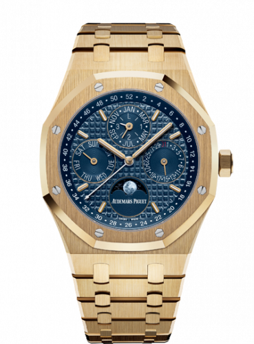 Audemars Piguet Royal Oak Perpetual Calendar 41 Yellow Gold / Blue 26574BA.OO.1220BA.01