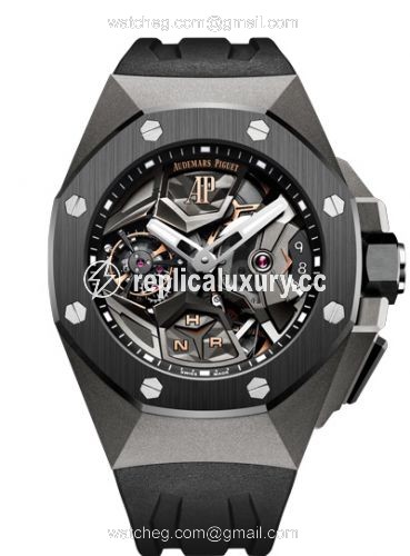 Audemars Piguet Royal Oak Concept GMT Tourbillon Titanium / Black 26589IO.OO.D002CA.01