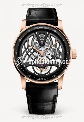 Audemars Piguet CODE 11.59 Tourbillon Openworked Red Gold / Black 26600OR.OO.D002CR.01