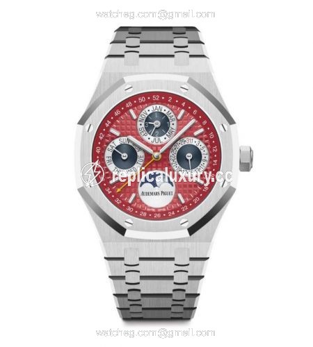 Audemars Piguet Royal Oak Perpetual Calendar 41 White Gold / Red / Thailand 26607BC.OO.1220BC.01