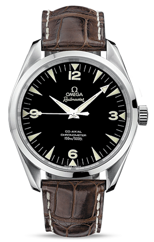 Omega Seamaster Aqua Terra 150M Co-Axial 42.2 Railmaster / Brown Alligator 2802.52.37