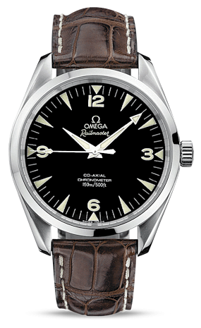 Omega Seamaster Aqua Terra 150M Co-Axial 39.2 Railmaster / Brown Alligator 2803.52.37