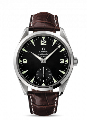 Omega Seamaster Aqua Terra 150M Hand Wound 49.2 Railmaster Stainless Steel / Brown Alligator 2806.52.37