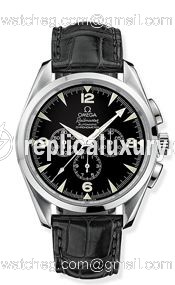 Omega Seamaster Aqua Terra 150M Automatic 42.2 Railmaster Chronograph / Black Alligator 2812.52.31
