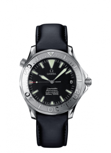 Omega Seamaster Diver 300M Automatic 36.25 Stainless Steel / White Gold / Black / Leather 2836.50.91
