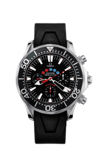 Omega Seamaster Diver 300M Automatic 44 Racing Chronometer Stainless Steel / Black / Rubber / America's Cup 2869.50.91