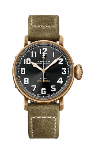 Zenith Pilot Type 20 Extra Special Bronze / Black / Strap 29.1940.679/21.C800
