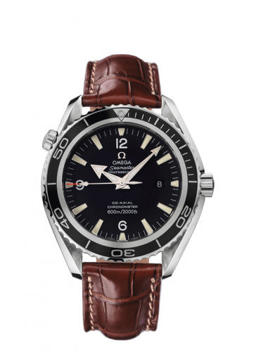 Omega Seamaster Planet Ocean 600M Co-Axial 45.5 Stainless Steel / Black / Alligator 2900.50.37