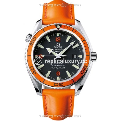 Omega Seamaster Planet Ocean 600M Co-Axial 45.5 Stainless Steel / Orange / Orange Rubber 2908.50.83