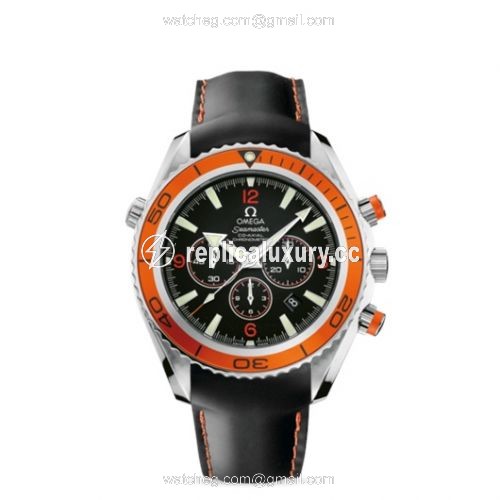 Omega Seamaster Planet Ocean 600M Co-Axial 45.5 Chronograph Stainless Steel / Orange / Rubber 2918.50.82