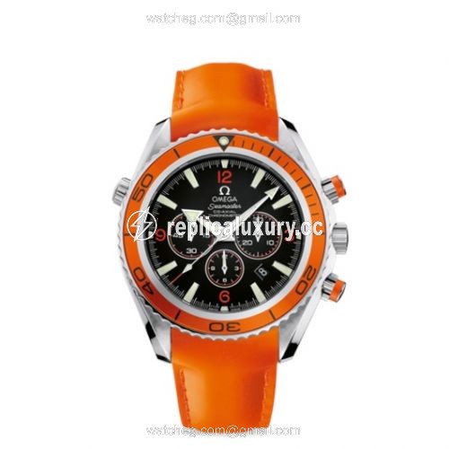 Omega Seamaster Planet Ocean 600M Co-Axial 45.5 Chronograph Stainless Steel / Orange / Orange Rubber 2918.50.83
