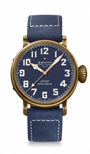 Zenith Pilot Type 20 Extra Special 45mm Bronze / Blue 29.2430.679/57.C808