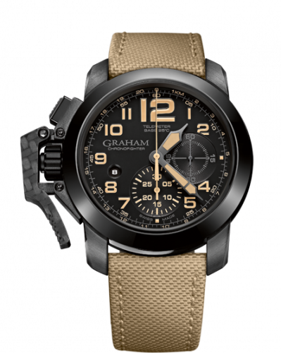 Graham Chronofighter Oversize Black Sahara 2CCAU.B02A