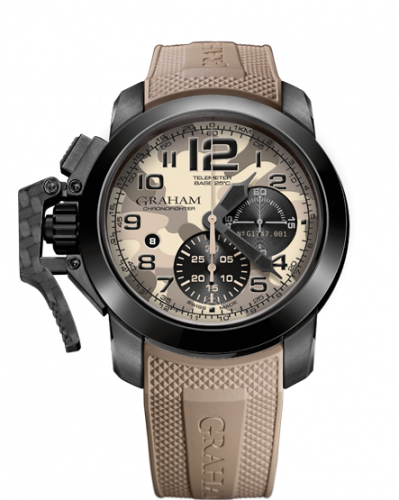 Graham Chronofighter Oversize Black Arrow 2CCAU.E03A