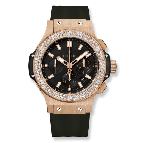 Hublot Big Bang 45 Red Gold / Diamond / Black 301.PX.1180.RX.1104