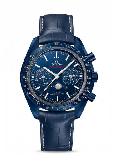 Omega Speedmaster Moonphase Chronograph Master Chronometer Blue Side of the Moon 304.93.44.52.03.001