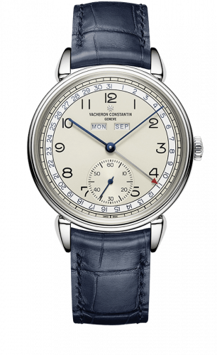 Vacheron Constantin Historiques Triple Calendrier 1942 Stainless Steel / Silver / Blue 3110V/000A-B426