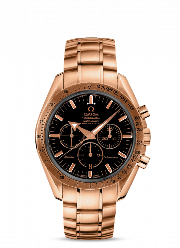 Omega Speedmaster Broad Arrow Red Gold / Black / Bracelet / Michael Schumacher 3159.50.00