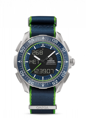 Omega Skywalker X-33 Titanium / Blue / Nato / Solar Impulse 318.92.45.79.03.001