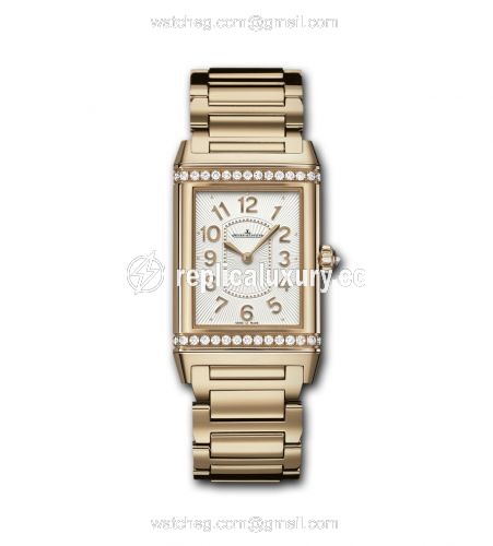Jaeger-LeCoultre Grande Reverso Lady Ultra Thin Pink Gold Bracelet 3202121