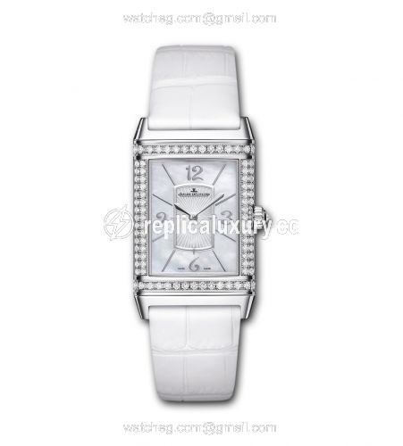 Jaeger-LeCoultre Grande Reverso Lady Ultra Thin White Gold Mother of Pearl 3213402