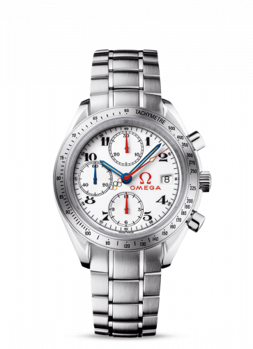 Omega Speedmaster Date 40 Stainless Steel / White / Bracelet / Olympic Timeless 323.10.40.40.04.001
